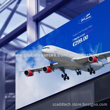 Indoor SMD Full-color LED Video Display Screen, Airport, Railway and Bus Station Advertising Use